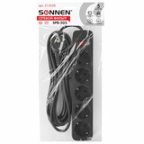 {{photo.Alt || photo.Description || 'Сетевой фильтр SONNEN SPB-505, 5 розеток с заземлением, выключатель, 10 А, 5 м, черный, 513658'}}
