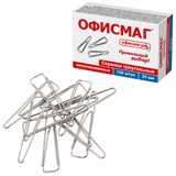 {{photo.Alt || photo.Description || 'Скрепки ОФИСМАГ, 25 мм, никелированные, треугольные, 100 шт., в картонной коробке, 270441'}}