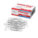 {{photo.Alt || photo.Description || 'Скрепки ОФИСМАГ, 33 мм, никелированные, 100 шт., в картонной коробке, 225153'}}