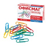 {{photo.Alt || photo.Description || 'Скрепки ОФИСМАГ, 28 мм, цветные, 100 шт., в картонной коробке, Россия, 225210'}}