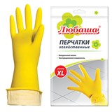 {{photo.Alt || photo.Description || 'Перчатки МНОГОРАЗОВЫЕ латексные ЛЮБАША "ЭКОНОМ", хлопчатобумажное напыление, размер XL (очень большой), желтые, вес 34 г, 603786'}}