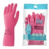 {{photo.Alt || photo.Description || 'Перчатки латексные КЩС, сверхпрочные, плотные, хлопковое напыление, размер 7,5-8 M, средний, красные, HQ Profiline, 73582'}}
