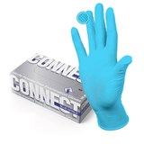 {{photo.Alt || photo.Description || 'Перчатки смотровые нитриловые CONNECT, голубые, 50 пар (100 штук), размер S (малые), -'}}