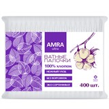{{photo.Alt || photo.Description || 'Ватные палочки 400 шт., AMRA, пакет, 1264'}}