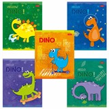 {{photo.Alt || photo.Description || 'Тетрадь 12 л. HATBER клетка, обложка картон, тиснение, "Hello Dino" (5 видов в спайке), 12Т5тВ1'}}