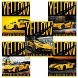 {{photo.Alt || photo.Description || 'Тетрадь А5 48 л. HATBER скоба, клетка, обложка картон, "YELLOWsupercar" (5 видов в спайке), 48Т5В1'}}