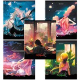 {{photo.Alt || photo.Description || 'Тетрадь А5, 80 л., BRAUBERG, скоба, клетка, обложка картон, "Anime Girls", 404412'}}