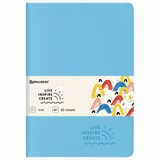 {{photo.Alt || photo.Description || 'Тетрадь 60 л. в линию обложка кожзам SoftTouch, сшивка, B5 (179х250мм), ГОЛУБОЙ, BRAUBERG RAINBOW, 403886'}}