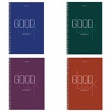 {{photo.Alt || photo.Description || 'Тетрадь А4, 120 л., BRAUBERG, гребень, клетка, обложка твердая, "Good Luck", 404074'}}