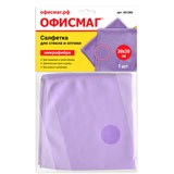 {{photo.Alt || photo.Description || 'Салфетка из МИКРОФИБРЫ для стекла и оптики 30х30 см, фиолетовая, 250 г/м2, ОФИСМАГ, 601260'}}