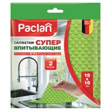 {{photo.Alt || photo.Description || 'Салфетки целлюлозные (губчатые) 18х18 см, КОМПЛЕКТ 2 шт., PACLAN "Practi ECO absorb", ш/к3621, 410164'}}