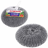 {{photo.Alt || photo.Description || 'Губка (мочалка) металлическая, сетчатая, 100 г, БОЛЬШАЯ (XXL), для посуды, гриля, плиты, LAIMA, 603106'}}