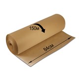 {{photo.Alt || photo.Description || 'Крафт-бумага в рулоне, 840 мм x 150 м, плотность 78 г/м2, Марка А (Коммунар), BRAUBERG, 440147'}}