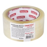 {{photo.Alt || photo.Description || 'Клейкая лента упаковочная, 48 мм х 66 м, прозрачная, толщина 45 микрон, ОФИСМАГ, 222080'}}