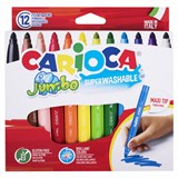 {{photo.Alt || photo.Description || 'Фломастеры утолщенные CARIOCA "Jumbo", 12 цветов, суперсмываемые, вентилируемый колпачок, картонная упаковка, 40569'}}