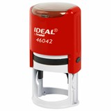 {{photo.Alt || photo.Description || 'Оснастка для печатей оттиск D=42 мм, синий, TRODAT IDEAL 46042, корпус КРАСНЫЙ, крышка, подушка,125311'}}