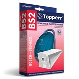 {{photo.Alt || photo.Description || 'Мешок для пылесоса (пылесборник) бумажный TOPPERR BS2, BOSCH, SIEMENS, КОМПЛЕКТ 5 шт., фильтр, 1001'}}