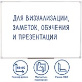 {{photo.Alt || photo.Description || 'Доска магнитно-маркерная 45х60 см, ПВХ-рамка, ГАРАНТИЯ 10 ЛЕТ, РОССИЯ, STAFF, 236157'}}