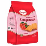 Печенье сдобное БРЯНКОНФИ с клубничной начинкой, 500 г, УТ-00028797 623974