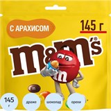 Драже M&M`s c арахисом и молочным шоколадом, 145г, 1456721 2488580