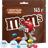 Драже M&M`s c молочным шоколадом, 145г 1456721