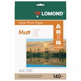 {{photo.Alt || photo.Description || 'Фотобумага матовая, А4, 140 г/м2, односторонняя, 100 листов, LOMOND, 0102074'}}
