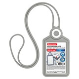 {{photo.Alt || photo.Description || 'Бейдж вертикальный для пропуска и ID-карт, СИЛИКОНОВЫЙ, 85х54 мм, шнурок 42 см, серый, BRAUBERG, 238905'}}