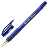 {{photo.Alt || photo.Description || 'Ручка шариковая BRAUBERG BP-GT GLD BLUE, СИНЯЯ, корпус тонированный, пишущий узел 0,7 мм, линия письма 0,35 мм, 144505'}}