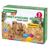 {{photo.Alt || photo.Description || 'Песок для лепки кинетический, цвет песочный, 3 кг, коробка-песочница, формочки, BRAUBERG KIDS, 666008'}}