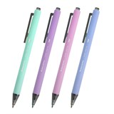 {{photo.Alt || photo.Description || 'Ручка шариковая автоматическая BRAUBERG "VIVID PASTEL", корпус soft-touch, СИНЯЯ, пишущий узел 0,7 мм, линия письма 0,35 мм, 144404'}}