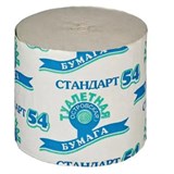Бумага туалетная бытовая, 54 м, ОСТРОВСКАЯ, без втулки (эконом) 118737