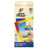 {{photo.Alt || photo.Description || 'Карандаши цветные ЛУЧ "Школа Творчества", 12 цветов, трёхгранные, натуральное дерево, 30С 1806-08'}}