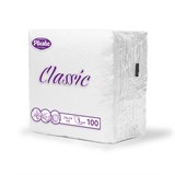Салфетки бумажные 100 штук, 24х24 см, PLUSHE 