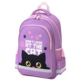 {{photo.Alt || photo.Description || 'Рюкзак ПИФАГОР SCHOOL, 1 отделение, 3 кармана, "Observer cat", 38x28х14 см, 274437'}}
