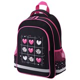 {{photo.Alt || photo.Description || 'Рюкзак ПИФАГОР SCHOOL, 1 отделение, 3 кармана, "Tic-tac-love", 38x28х14 см, 274438'}}
