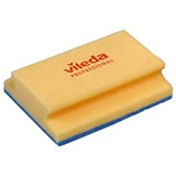 {{photo.Alt || photo.Description || 'Губка VILEDA PROFESSIONAL профильная "Деликатная" 1 шт., желтая, СИНИЙ абразив, 16,5х13х5 см, 535895'}}