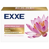 Мыло-крем туалетное косметическое 90 г EXXE "Лотос", интенсивное питание 703139