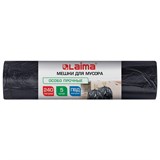 {{photo.Alt || photo.Description || 'Мешки для мусора с завязками 240 л, черные, в рулоне 5 шт., особо прочные, ПВД 60 мкм, 110x120 см, LAIMA, 702686'}}