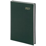 {{photo.Alt || photo.Description || 'Ежедневник датированный 2027 145х215 мм, А5, STAFF, обложка бумвинил, зеленый, 117815'}}