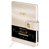 {{photo.Alt || photo.Description || 'Ежедневник датированный 2027, А5, 138х213 мм, BRAUBERG "Elegant", под кожу, застежка, бежевый, 118012'}}