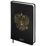 {{photo.Alt || photo.Description || 'Ежедневник датированный 2027, А5, 138х213 мм, BRAUBERG "State", под кожу, черный, 118044'}}