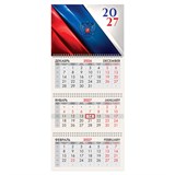 {{photo.Alt || photo.Description || 'Календарь квартальный 2027 г., 3 блока, 3 гребня, бегунок, мелованная бумага, BRAUBERG, "Флаг России", 118273'}}