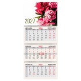 {{photo.Alt || photo.Description || 'Календарь квартальный 2027 г., 3 блока, 3 гребня, бегунок, мелованная бумага, BRAUBERG, "Пионы", 118284'}}