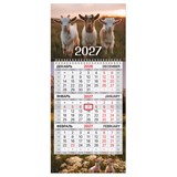 {{photo.Alt || photo.Description || 'Календарь квартальный 2027 г., 1 блок, 1 гребень, бегунок, МИНИ, офсет, BRAUBERG, "Символ года", 118356'}}