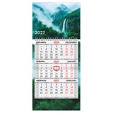 {{photo.Alt || photo.Description || 'Календарь квартальный 2027 г., 1 блок, 1 гребень, бегунок, МИНИ, офсет, BRAUBERG, "Водопад", 118358'}}