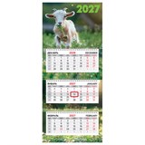{{photo.Alt || photo.Description || 'Календарь квартальный 2027 г., 3 блока, 3 гребня, бегунок, мелованная бумага, BRAUBERG EXTRA MINI, "Козлик", 118369'}}