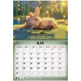 {{photo.Alt || photo.Description || 'Календарь-планер настенный перекидной на 2027 г., 12 листов, 29,5х42,6 см, BRAUBERG, "Magic goat", 118450'}}
