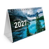 {{photo.Alt || photo.Description || 'Календарь-домик настольный на гребне, 2027 г., BRAUBERG, 160х110 мм, 6 листов, "Времена года", 118462'}}