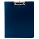 Папка-планшет STAFF, А4 (310х230 мм), с прижимом и крышкой, пластик, синяя, 0,5 мм, 229220 229220
