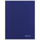Папка с металлическим скоросшивателем и внутренним карманом BRAUBERG Диагональ, темно-синяя, до 100 листов, 0,6 мм, 221352 221352